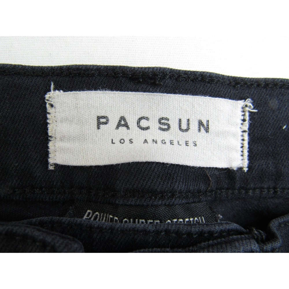 Pacsun High Rise Jegging Black Lace-Up Front Women's Size 26S - Picture 8 of 8